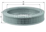 Filtro aria circolare Ø274x224 Audi, Seat Arosa, Vw Golf, Polo, Lupo