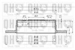 Disco freno post Ø258mm Mercedes W202 C180 93>00 BDC3840