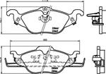 Freni ant Opel Astra F, G 98>05