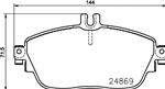 Freni ant Mercedes Klasse A W176 180/200Cdi 12>; Klasse B (W246), Klasse GLA (X156) 13>