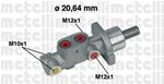 Pompa freno Ø20,64 M10x1 (2), M12x1 (2) Peugeot 206 (2A/C) tt 98>07; 306 tt 94>01