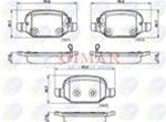 Freni post c/bandelle sonore Fiat 500L 12> 