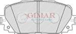 Freni ant imp/Akebono 123x54,7 Toyota Yaris 06>, Prius
