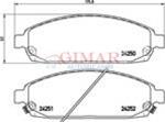 Freni ant Jeep Commander, G.Cherokee 3.0Crd 05> mtr OM642.