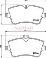 Freni ant Mercedes W203, CL203, S203, CLK W209 01>, R171 200Kompr. 04>10