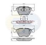 Freni ant s/spie Bmw E87 120d 03>12; E90, E91, E93: 316, 318, 320 (spia WS114)
