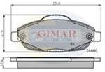 Freni ant Peugeot 3008 1.2/1.6i, 1.6Hdi 09>, 308 1.4/1.6 16v, 1.6/2.0Hdi 07>