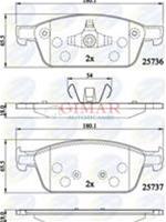 Freni ant Ford Focus 12>, Ka+Kuga 2.0Tdci Ecoboost 13>, Transit Connect 13>