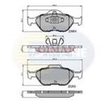 Freni ant Ford Fiesta 02/00>, Fusion 11/02, KA; Mazda 2 1.2>1.8 08.95>; Toyota Yaris 05>