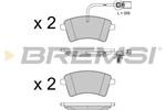 Freni ant c/spie a filo (2) Renault Kangoo Express (FW0/1) 1.5dCi 63/66kw 02/08