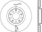 Disco freno ant/vt Ø305 h39,7 5f Alfa 159 1.9Jtdm, Giulietta, Brera