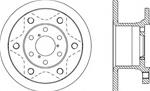 Disco freno ant  Ø267 111h 6f c/colonnette Iveco Daily 30.8 30.10, 35.8, 35.10 86> 
