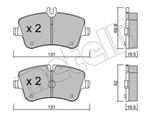 Freni ant Mercedes W203, CL203, S203, CLK W209 01>, R171 200Kompr. 04>10