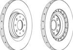 Disco freno ant/vt Ø305 h44,7 4f Lancia Delta (844) 1.9/2.0Jtdi 08>14