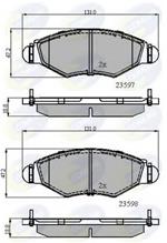 Freni ant c/clips Peugeot 206 1.1>1.6 1.9d 98>; Citroen Xsara (N1)