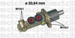 Pompa freni Ø20,64 M10x1 (4) s/Abs Renault Clio I (B/C57, 5/357) 01/91>09/98