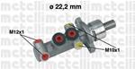 Pompa freni Ø22,20 M10x1 (2) M12x1 (2) s/Abs Renault Kangoo (KC0) tt 03/98>12/07