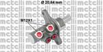 Pompa freni Ø20,64 M12x1 (2) +Esp imp/Bosch Peugeot 107 6/05>5/14