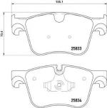 Freni anter Citroen C4 Picasso, Gran Picasso 1.6BlueHdi 120 01/13>; Peugeot
