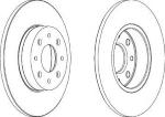 Set dischi freno post Ø251 h40,7 4f 9sp Alfa Romeo Mito (955) tt 08>
