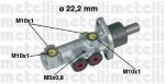Pompa freni Ø22,2 M10x1 (4) s/Abs Fiat Doblò Cargo (223) tt 03/01>12/09; Doblò MPV (119, 223)