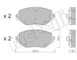 Set freni anter c/bandella sonora Renault Clio V; Nissan Micra K14 18>