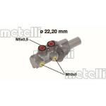 Pompa freni Ø22,2 M10x1 (2)+Esp Fiat Sedici (189) 1/06>12/14; Suzuki SX4 