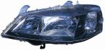 Faro anter dx H7+HB3 c/parabola nera predisp/regol/elettr Opel Astra G 01>04