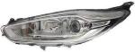 Faro anter sx H7+H15 elettrico c/motore nero Ford Fiesta 13>04/17