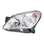 Faro anter sx H7/H1 c/motore elettr parab/cromata Opel Atra H 02/07>09