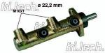 Pompa freni Ø22,20 M10x1 (2) c/Abs Jumper (230L/P); Ducato (230) 94> 10/14Qli 